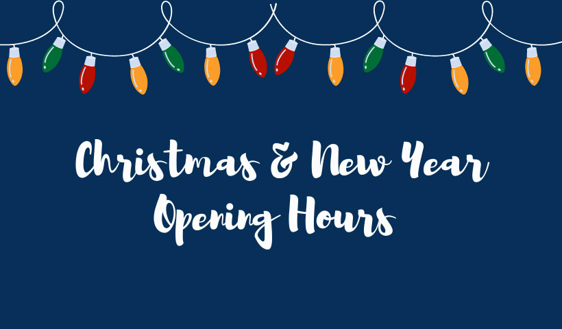 Christmas Opening Hours 2024