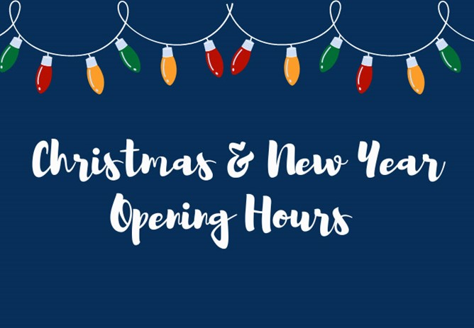 Christmas Opening Hours 2024