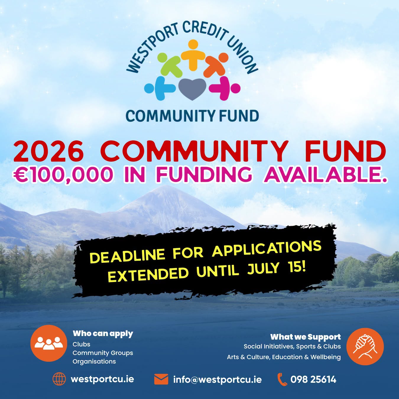 Application Deadline Extended